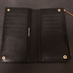Gently Used Dagne Dover Slim Wallet - Onyx Black